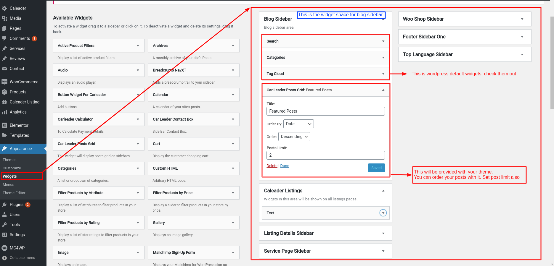 Blog Sidebar Widgets SmartDataSoft