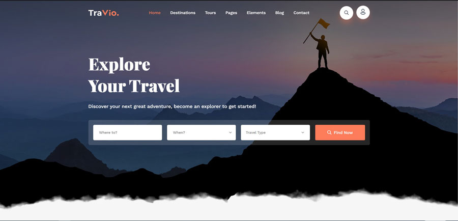 Travio Travel Theme