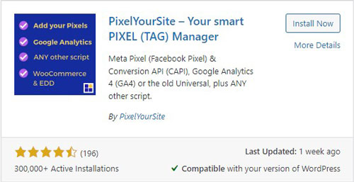 Install Pixel Your Site Plugin how to add Facebook Pixel to WordPress